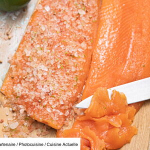 Gravlax de truite plaquette de 200g environ